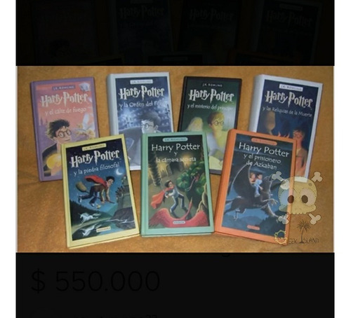 Harry Potter, Libros Originales Edición Tapa Dura 