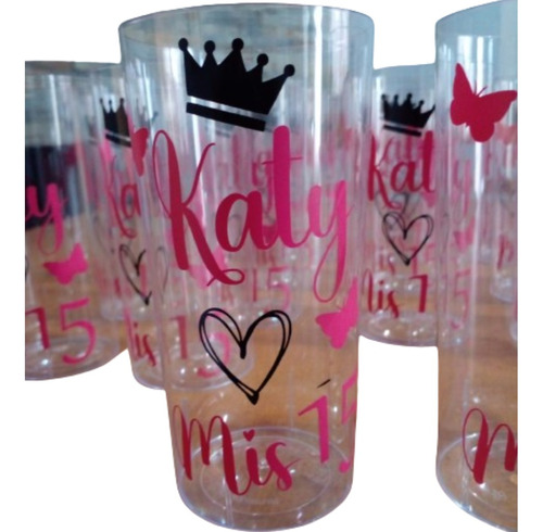 Vasos De Acrilico Personalizados X20