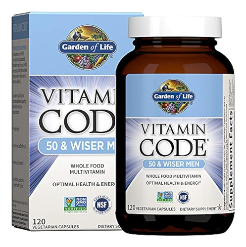 Garden Of Life Multivitamin For Men, Vitamin Code 50 & Wiser