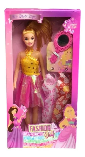 Combo De Tipo Barbie Con Ropa Para Cambiar | MercadoLibre 📦