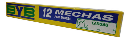 Mecha P/ Madera Byb 7/16 Larga P/ Tal. Manual Berbiquí X12u.