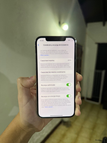 Apple Iphone 12 Pro (128 Gb) - Plata Blanco 100% Bateria Blanco (Usado)