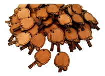 Comprar Dijes Madera Mdf Bisutería Raquetas Ancla Piña 12pzas