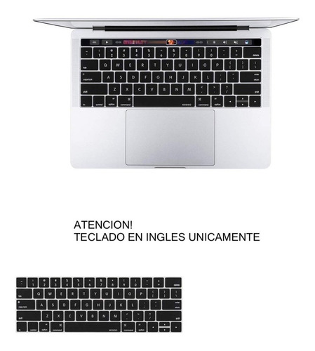 Carcasa Macbook Air A1466 A1369 13 13.3 Teclado Silicona