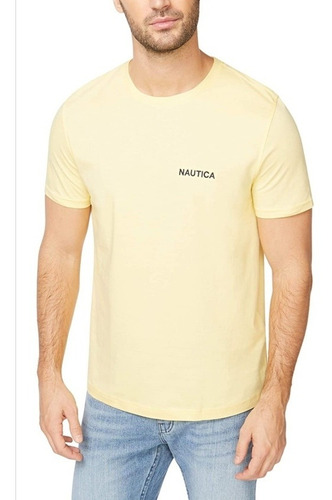 Playera Nautica Men's Short Sleeve Solid Crew Neck T-shirt