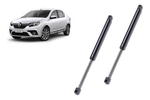 Kit X2 Amortiguadores De Capot Renault Logan 12/