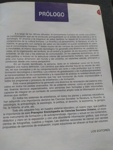 Enciclopedia De Ciencias Sociales. Preceptor - Ed. Oceano (Usado)