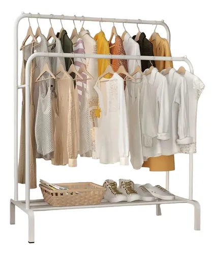 Perchero metalico closet doble organizador hotsell
