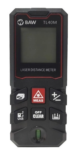 Metro Laser Digital Medidor Distancia Telemetro 40m Baw