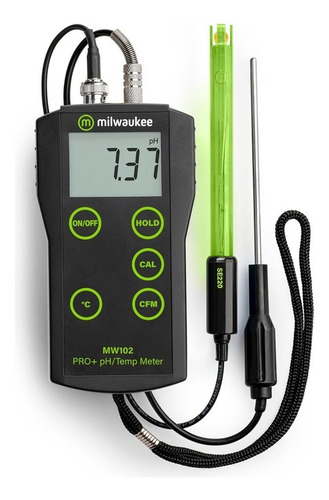 Medidor Ph Temperatura Milwaukee Mw102 Portatil Agricultura