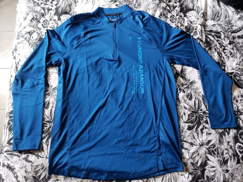 Playera Deportiva Under Armour Caballero L Original Ml (Usado)