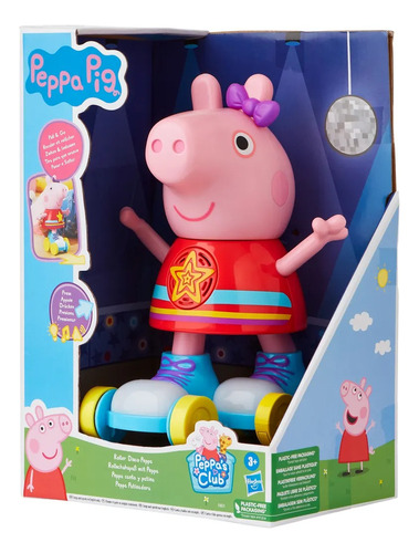 Peppa Pig Muñeca De Patinaje De Rolleros De Peppa De, Acción