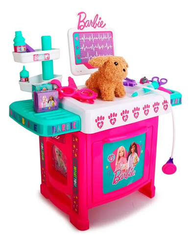 Set Veterinario Barbie Con Luz Y Sonido
