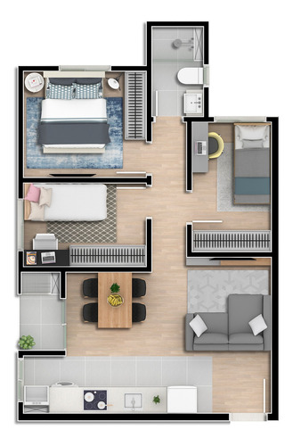 Apartamento Residencial Para Venda, Tingui, Curitiba - Ap7211. - Ap7211-inc