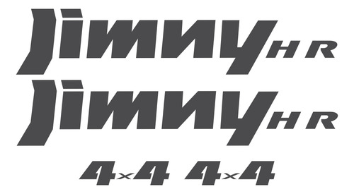 Kit Emblema Adesivos Suzuki Jimny Hr 4x4 Jimhr Fgc
