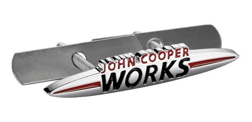 Emblema Mini John Cooper Works Jcw Frente 90mm Mascara