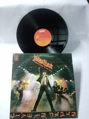 Lp Disco De Acetato D Judas Priest Unleashed In The East (Usado)