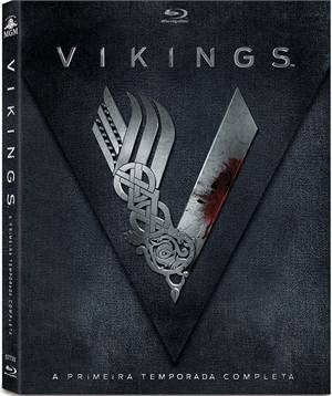 Blu Ray Vikings - 1ª Temporada - Blu Ray Triplo, C/luva. Dub