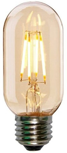 Lámpara Led Multifilamento Ambar Vintage Edison 8w E27 T45