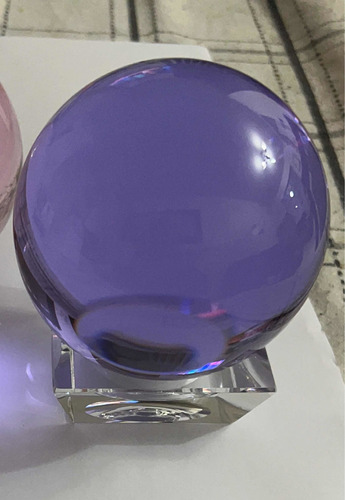 Esfera O Bola De Cristal Colores 110mm