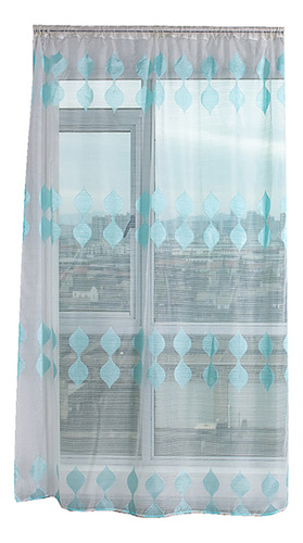 Cortina Transparente Q Trees, Tela De Gasa Para Ventana