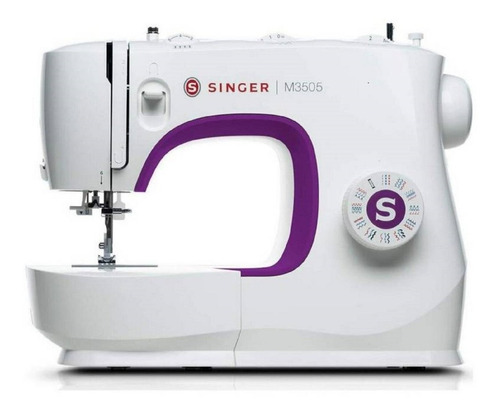 Máquina de coser recta Singer M3505 portable blanca 220V