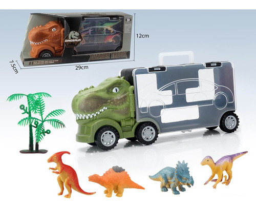 Camion Trailer Con Dinosaurios Juguete Hp1162399 Cyc