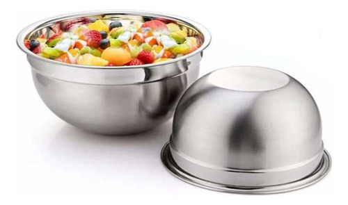 Tigela De Inox Funda 32cm