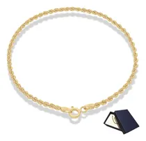 Comprar Torzal Oro 10k Torsal Pulsera Pulso Brazalete Esclava 2.2mm 21cm Hombre Mujer Dama Regalo Oro Puro 10k Hombre Brazalete Oro Italy Italiano Brazalete Oro Regalo Novia Brazalete Pulsera Torsal Italy
