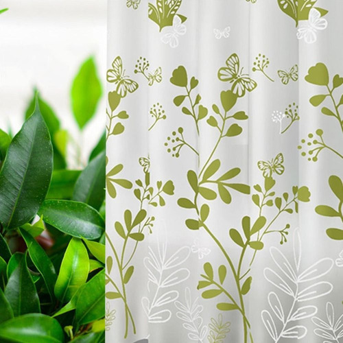 Cortina De Ducha Estampada A Prueba De Moho, Peva, Nueva
