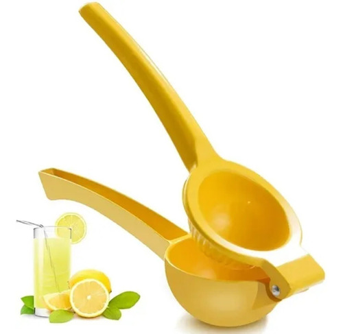 Exprimidor Manual De Limon Doble Mango Prensa Metalico