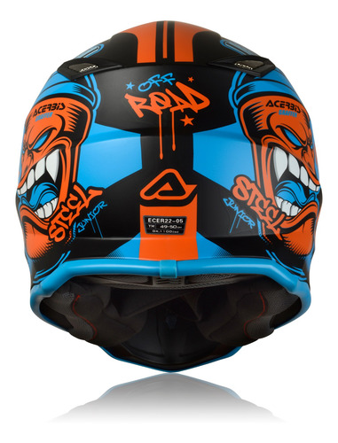 Imagen 4 de 6 de Casco Junior Azul/rojo S.52