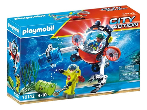 Playmobil City Action Environment Operação 70142 Número de peças 58