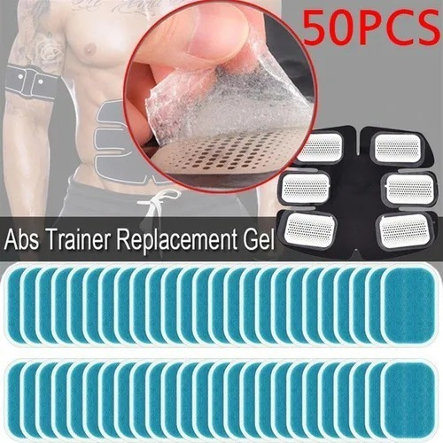 50 Láminas De Gel Abs Trainer De Repuesto Para Almoof