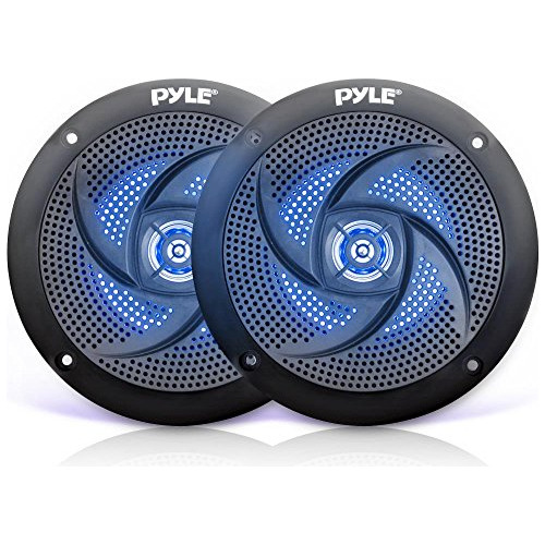 Pyle Altavoces Marinos Impermeables De 6.5 Pulgadas, Torre W