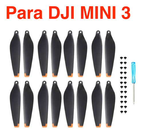 2 Juegos De Hélices (16 Und) Para Dji Mini 3 Y 3 Pro Dron