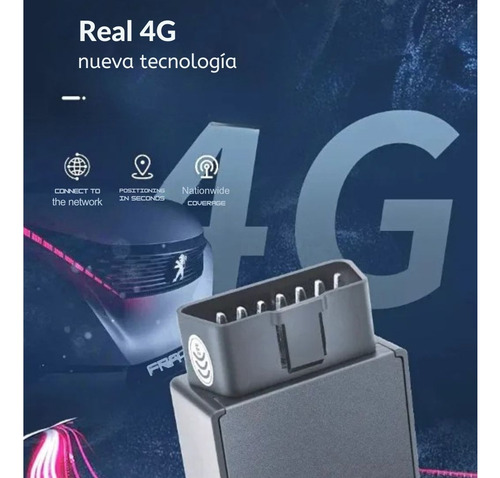 Gps Obd2 Iman 4glte Con Rastreo Por Sms 5m Precisión