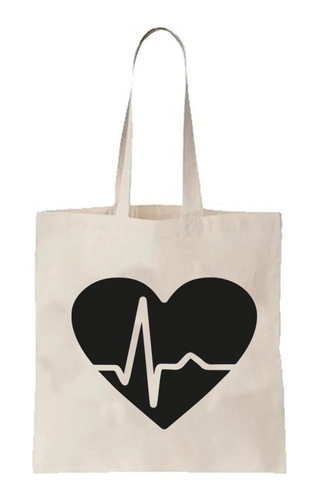 Tote Bag Electro (corazón) #1