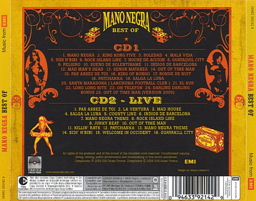 Cd Mano Negra, Best Of 2005