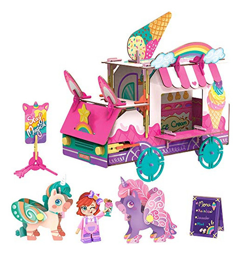 Pinxies Unicorn Ice Cream Truck - Juego De Juegos Para Niños