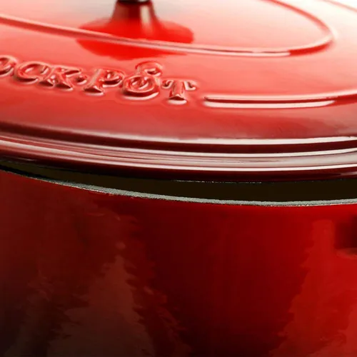 Olla Dutch Oven Crock-pot Artesanal De Hierro Fundido Esmalt