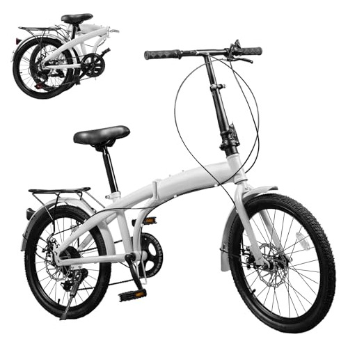 Bicicleta Plegable De 20 Pulgadas, Bicicleta Urbana Plegable