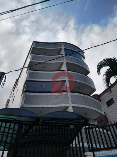Imagem 1 de 12 de Apartamento Com 1 Dormitório À Venda, 49 M² Por R$ 190.000 - Vila Guilhermina - Praia Grande/sp - Ap3426
