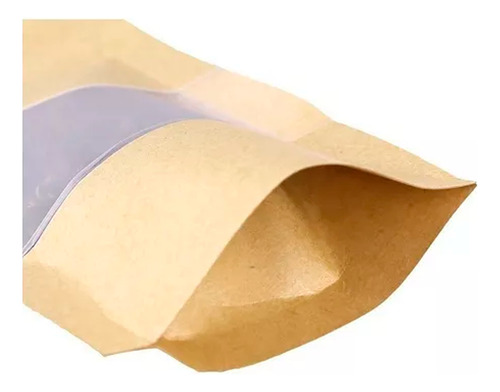 Saco Ziplock Hermetico Visor Stand Up Pouch 9x14 50un