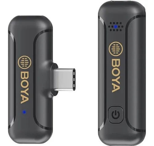 Microfono Inalambrico Boya Tipo C Para Celular Y Computador