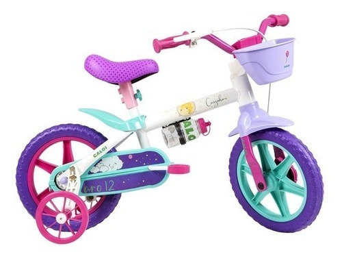 Bicicleta Infantil Caloi Aro 12 Feminina Cecizinha Bike