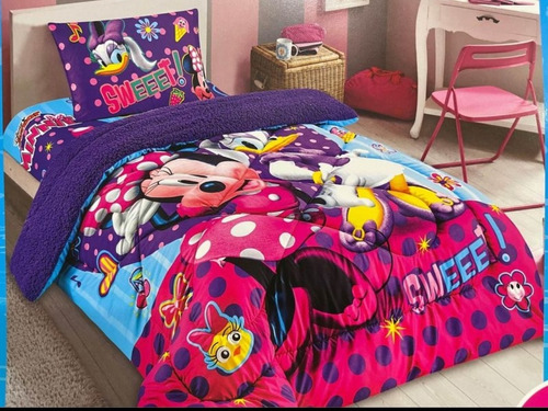 Cobertor Disney Minnie Mouse Con Chiporro 