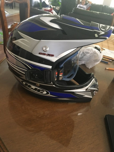 Casco Moto Pro Hjc Dot Motocross Enduro Lentes Scott Cs-x2 (Usado)