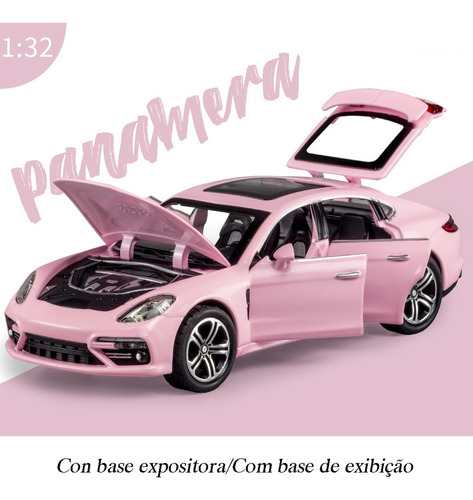 Porsche Panamera Cupé Eléctrico 1/32 Miniatura Metal Coche