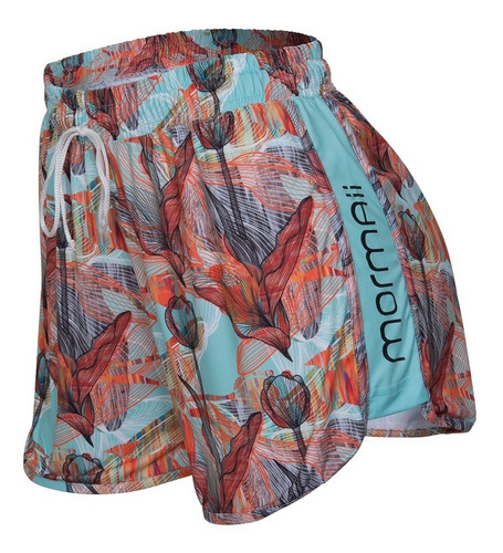 Short Bermuda Beach Tennis Mormaii Feminino Estampado Fps50+